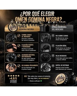Qmen Gel Fijador Negro 250 ml