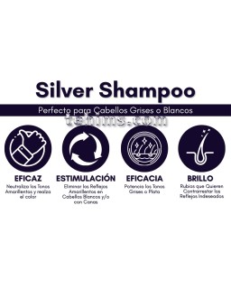 Qmen Champú Silver 1000ml