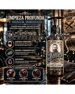 Qmen Champú para Barba Efecto Frio 250ml