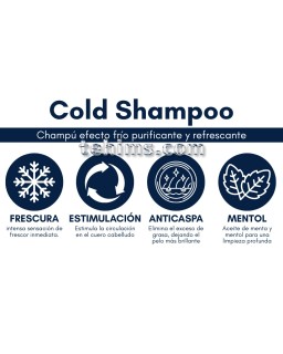 Qmen Champú Cold Efecto Frio 1000ml