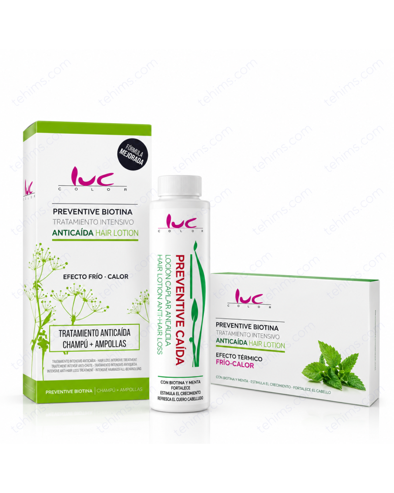 Luc Color Pack Anticaída 12 Ampollas + Champú 400ml