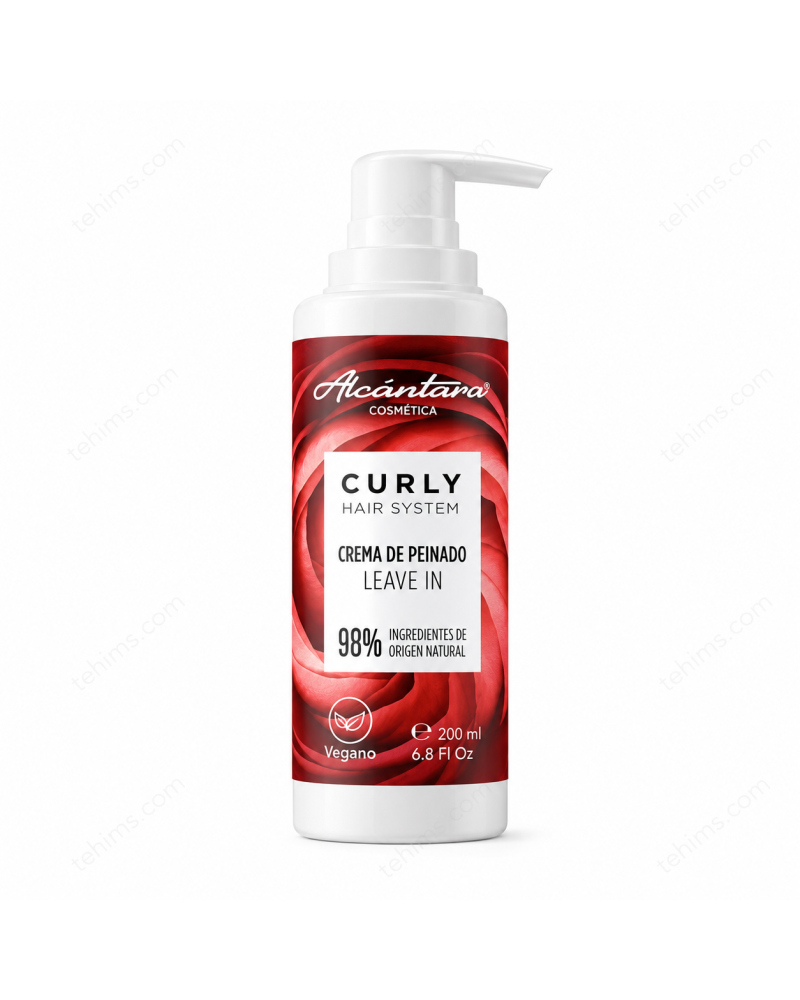 Crema de Peinado Curly Leave-In 200 ml - Alcantara Cosmética