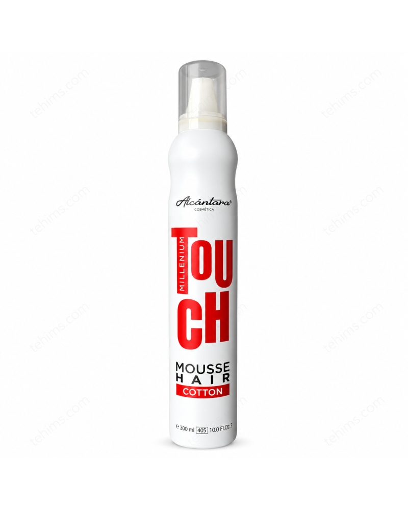 Espuma Hair Cotton Millenium Touch 300ml - Alcantara Cosmética