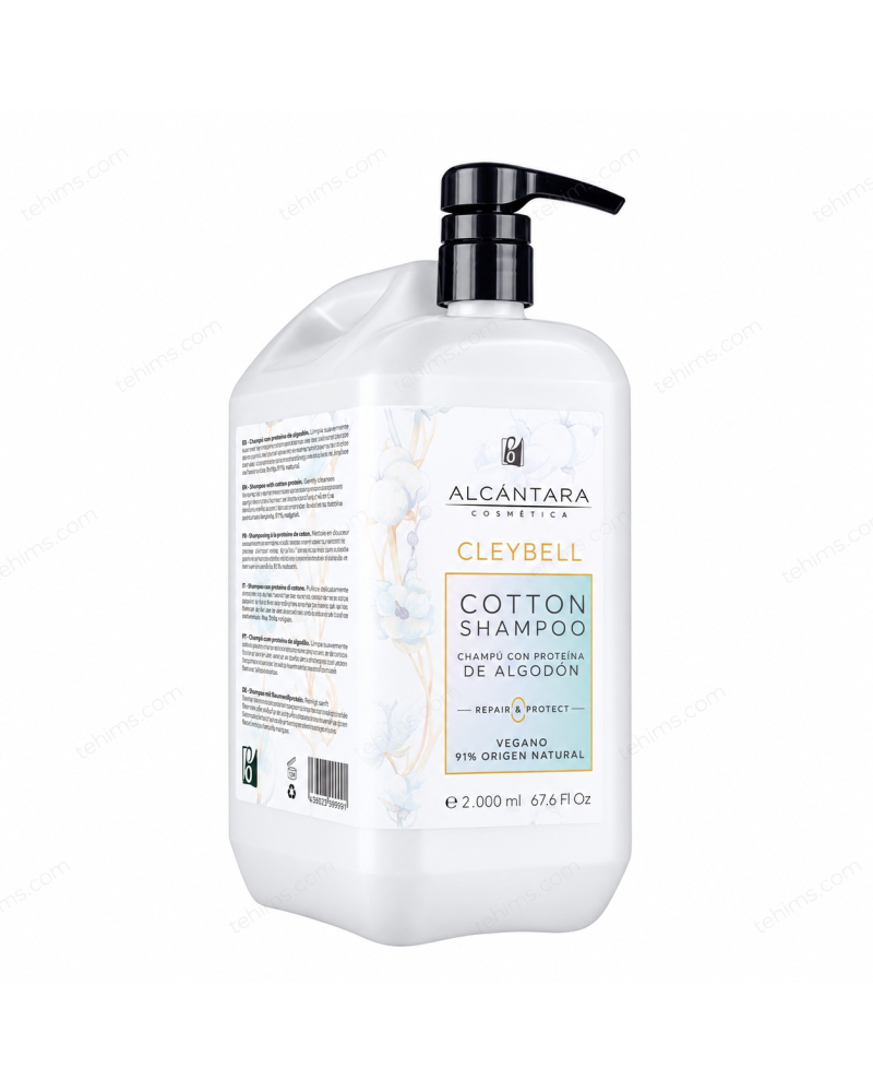 Alcantara Cosmética Champú Cotton Cleybell Limpieza Profunda 2000ml