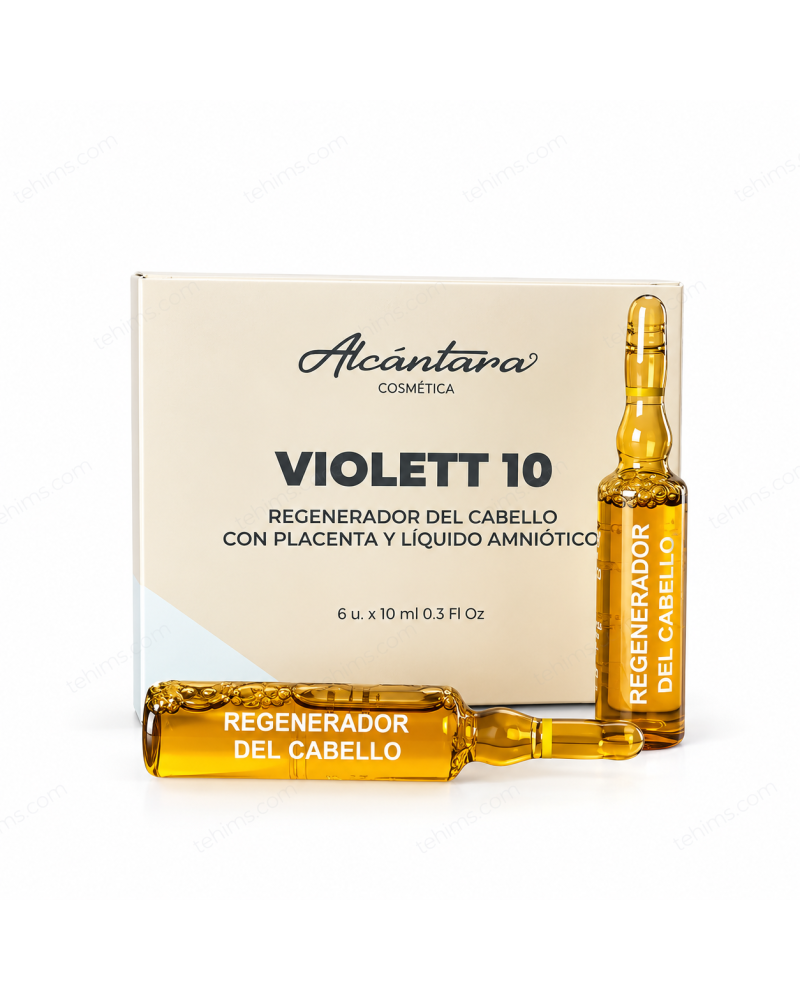 Alcantara Cosmética Regenerador del Cabello Violett-10 6und x 10ml