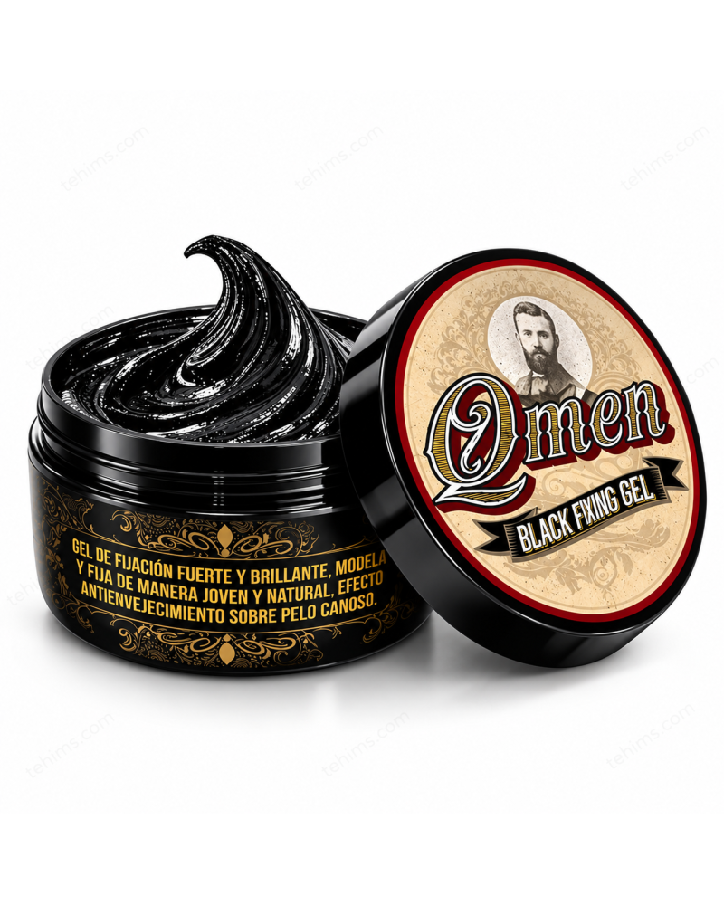 Qmen Gel Fijador Negro 250 ml