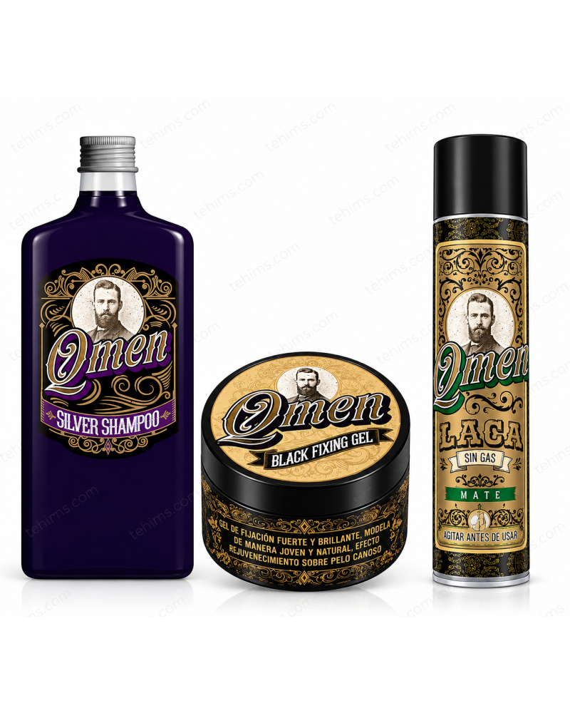 Pack Para Canas y Styling Masculino Qmen