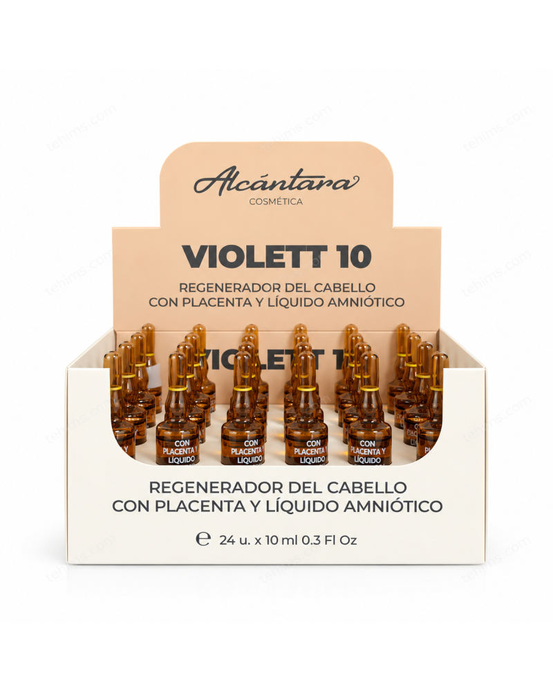 Alcantara Cosmética Regenerador del Cabello Violett-10 24und x 10ml