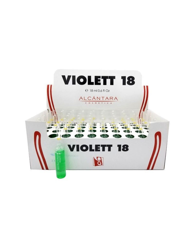 VIOLETT 18 Plis Reestructurante Ampollas 50und x 18ml