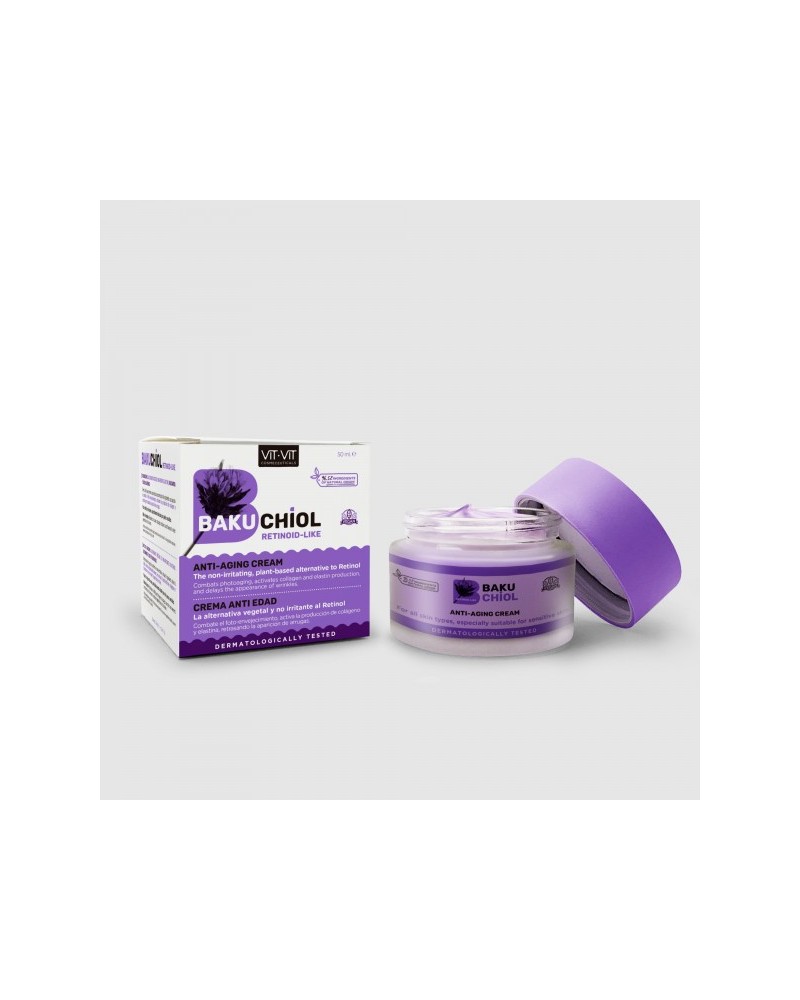 Crema Facial Hidratante Antiedad Bakuchiol 50ml