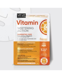 Vitamina C Mascarilla Facial Hidratante Iluminadora