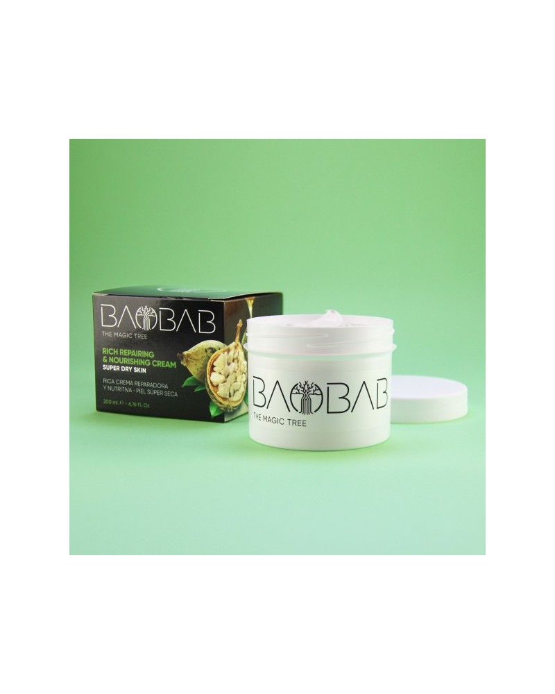 Crema Reparadora Y Nutritiva De Aceite De Baobab 200ml Baobab The Magic Tree