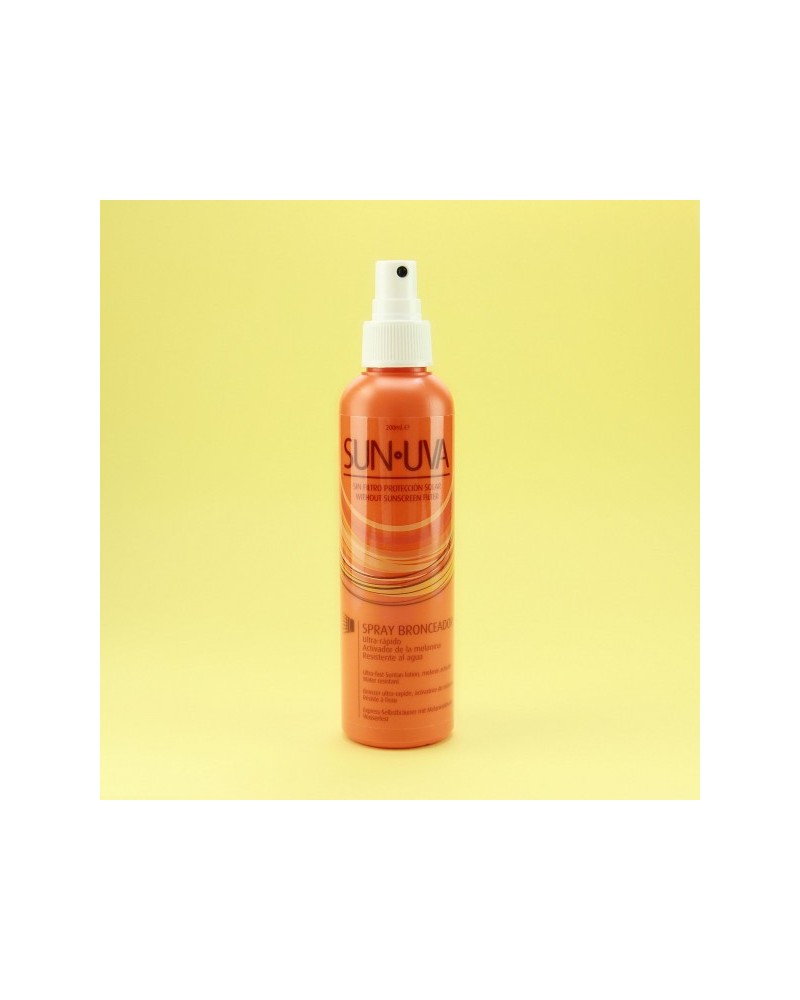 ACTIVADOR DE MELANINA 200ml SIN FPS SPRAY BRONCEADOR SUN UVA
