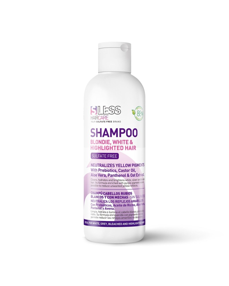 Champú Sin Sulfatos Cabellos Rubios 250 ml – Sless Haircare